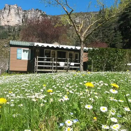 Mobil Avec Terrasse Et Cuisine Equipee A - Api-1-52-181 Campingplatz Meyrueis